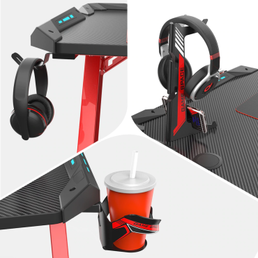 Gaming Office Accessories - Eureka Ergonomic® CA-3R02 Gaming Office Set