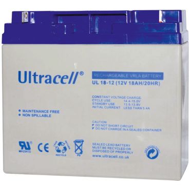 Μπαταρίες μολύβδου Ultracell 12V 18Ah F3