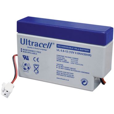 Μπαταρίες μολύβδου Ultracell 12V 0.8Ah JST