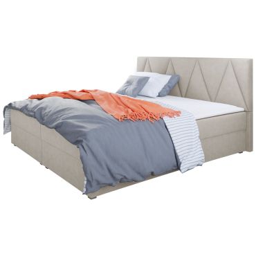 Upholstered bed Fado III with mattress and upstrate