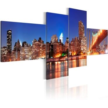 Table - Night panorama - NYC