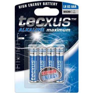Alkaline batteries Tecxus AAA-LR03 1.5V
