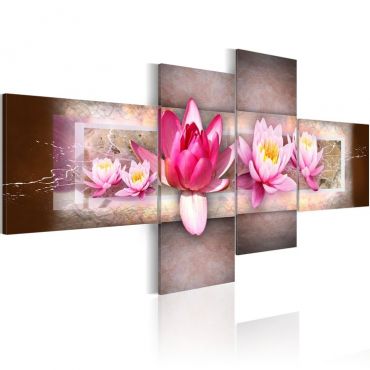 Table - Delicate water lilies