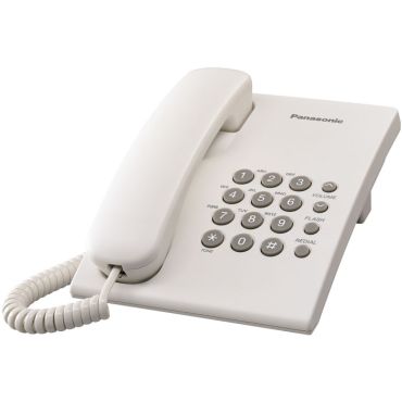 Ενσύρματη συσκευή τηλεφώνου PANASONIC KX-TS500EXW