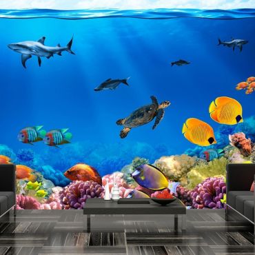Self-adhesive photo wallpaper - Underwater kingdom