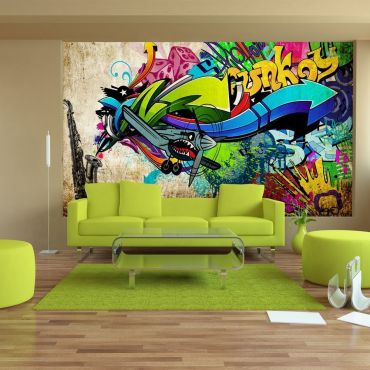 Self-adhesive photo wallpaper - Funky - graffiti