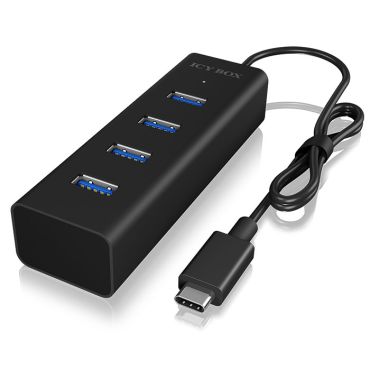 USB 3.0 type-C Hub & φορτιστής 4 θυρών ICY BOX HUB1409-C3