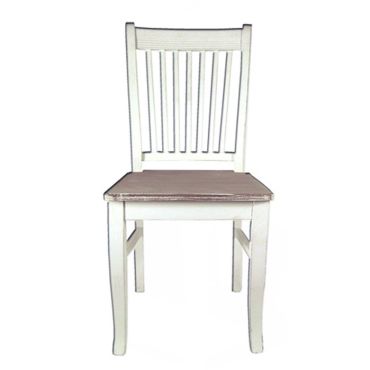 Chair with pillow-Brown-White