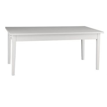 Table wooden expanding White