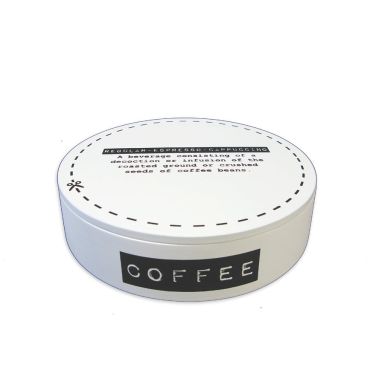 Ξύλινο Στρογγυλό Κουτί Coffee
