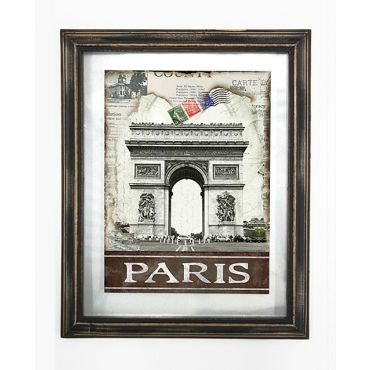 Ξύλινη κορνίζα τοίχου "Paris"