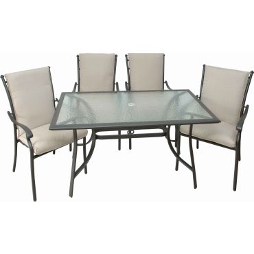 Glassy garden table