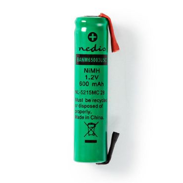 Επαναφορτιζόμενες μπαταρίες Nedis BANM65003USC AAA-HR03 600mAh Ni-MH 1.2V