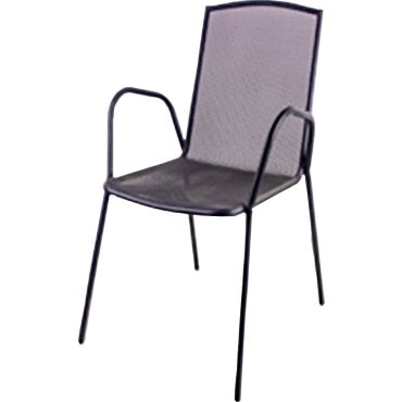 High perforated chair