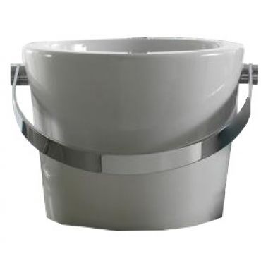 Νιπτήρας Bucket Scarabeo white Φ30
