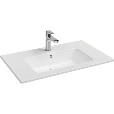 Washbasin Flat Bianco Ceramica White