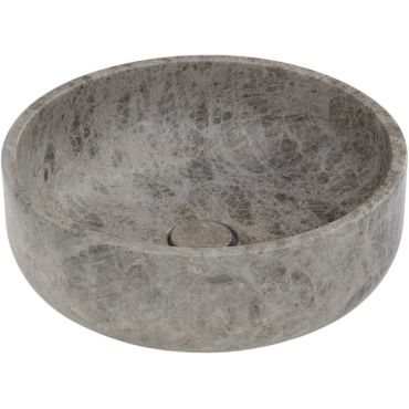 Marble washbasin Thalo Fossil II
