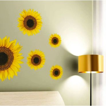 Διακοσμητικά αυτοκόλλητα τοίχου Sunflower M