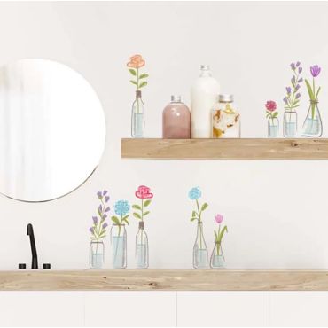 Decorative wall stickers Little Vases M