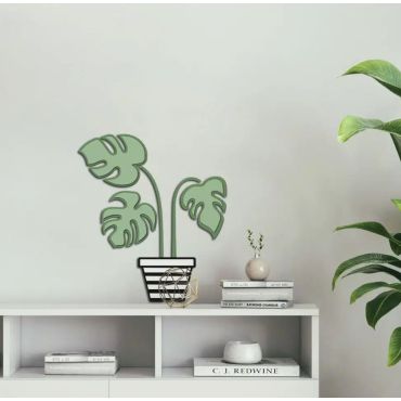 Decorative foam wall stickers 3D Plant M