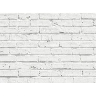 Πλάτη προστασίας τοίχου εστιών κουζίνας White Bricks L