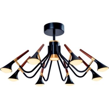 Elmark Duncan LED ceiling light 9 lights