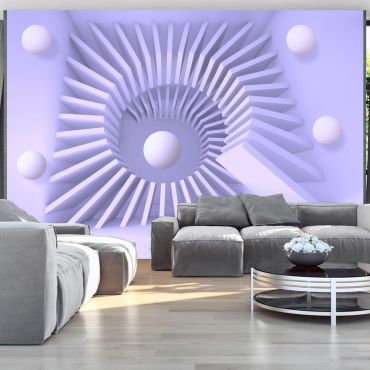 Self-adhesive photo wallpaper - Lavender maze