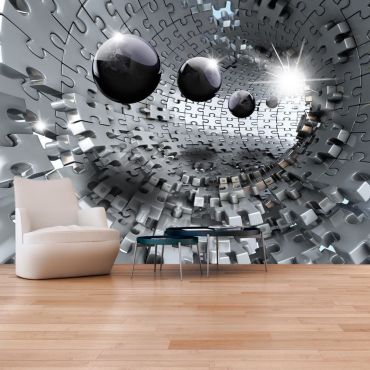 Self-adhesive photo wallpaper - Puzzle - Tunnel