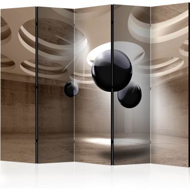 5-part divider - Geometric Glare II [Room Dividers]