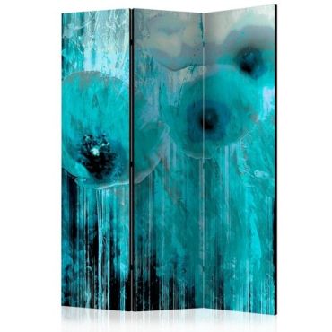 3-part divider - Turquoise madness [Room Dividers]