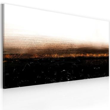 Χειροποίητα ζωγραφισμένος πίνακας - Black soil (Abstraction) 120x60