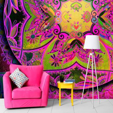 Wallpaper - Mandala: Pink Expression