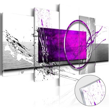 Πίνακας σε ακρυλικό γυαλί - Purple Expression [Glass]