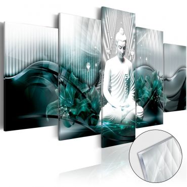 Πίνακας σε ακρυλικό γυαλί - Azure Meditation [Glass]