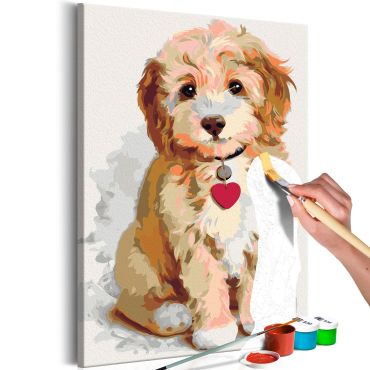 Πίνακας για να τον ζωγραφίζεις - Dog (Puppy) 40x60