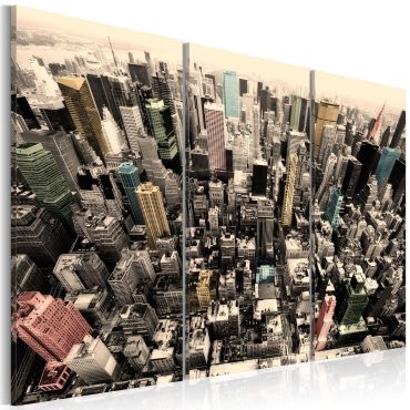 Canvas Print - The tallest buildings in New York City 60x40