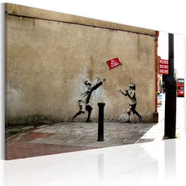 Πίνακας - No ball games (Banksy) 60x40