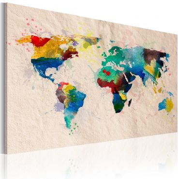 Canvas Print - The World of Colours