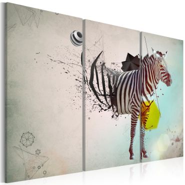Canvas Print - zebra - abstract