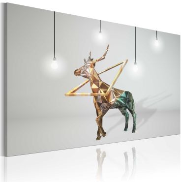 Canvas Print - Golden deer