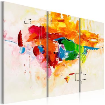Handmade painting - The parrot 120x80