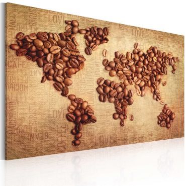 Canvas Print - Coffee from around the world