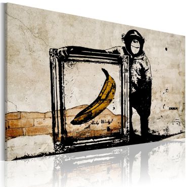 Πίνακας - Inspired by Banksy - sepia