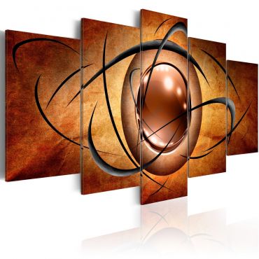 Canvas Print - Rotating globe