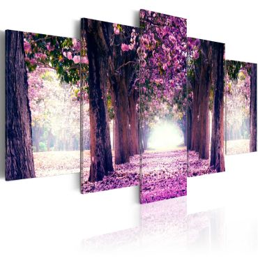 Canvas Print - Purple avenue