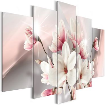 Πίνακας - Magnolia in Bloom (5 Parts) Wide 225x100