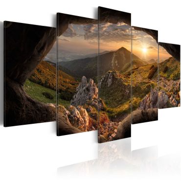 Canvas Print - Sunset in the Valley