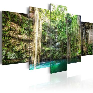 Canvas Print - Waterfall of Trees