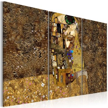 Canvas Print - Klimt inspiration - Kiss