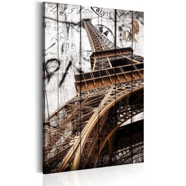 Canvas Print - Greetings from Paris